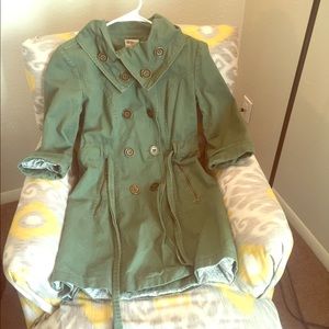 Women's Tulle Trench Coat